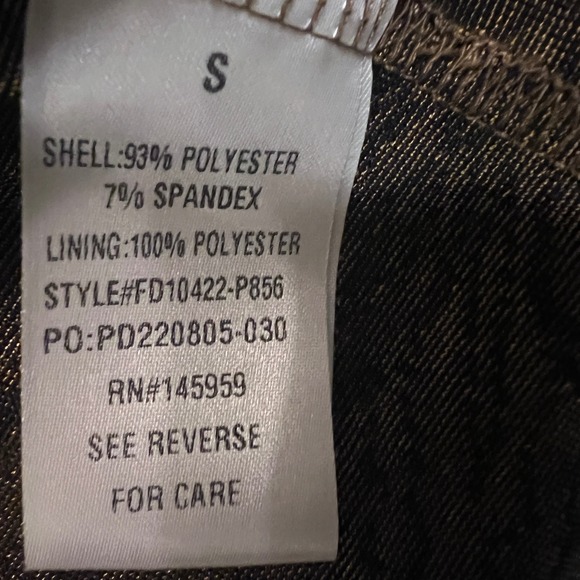 Dress Forum Brown Gold Floral Print Spaghetti Strap Midi Dress, Women's Size S - Picture 8 of 12